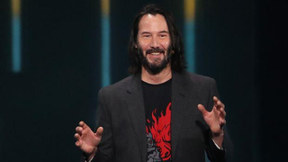 Illustration for article titled Just Keanu Reeves Telling A Crowd 'You're All Breathtaking'